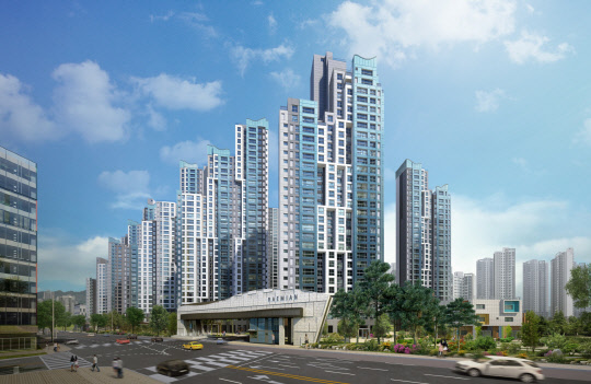 래미안 리더스원 투시도. 삼성물산 제공